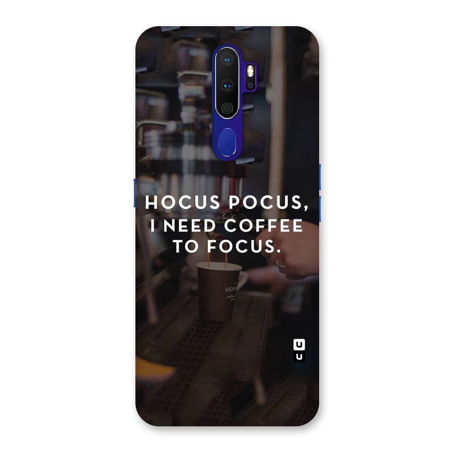 Coffee Focus Back Case for Oppo A9 (2020)
