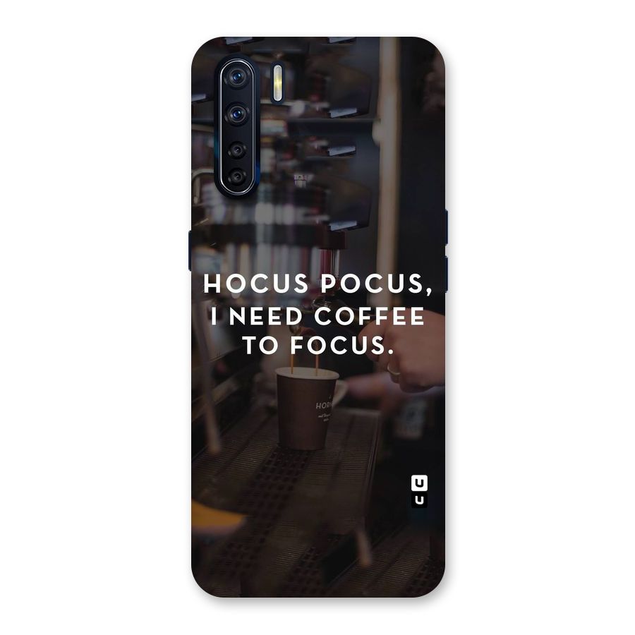 Coffee Focus Back Case for Oppo F15
