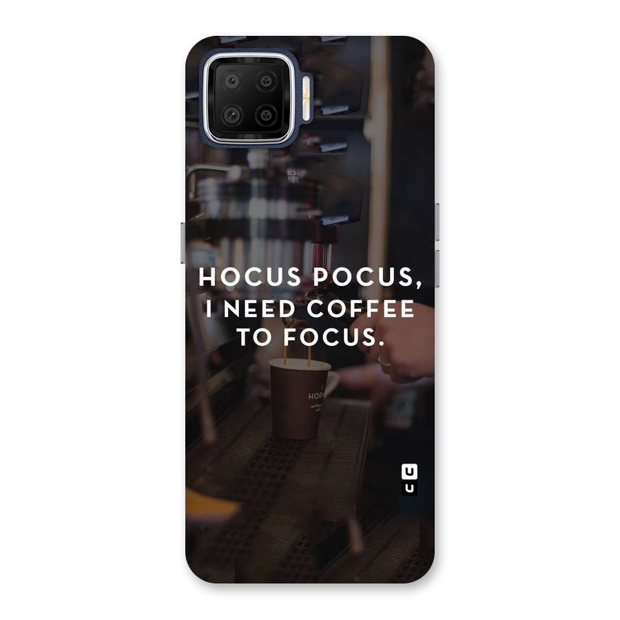 Coffee Focus Back Case for Oppo F17