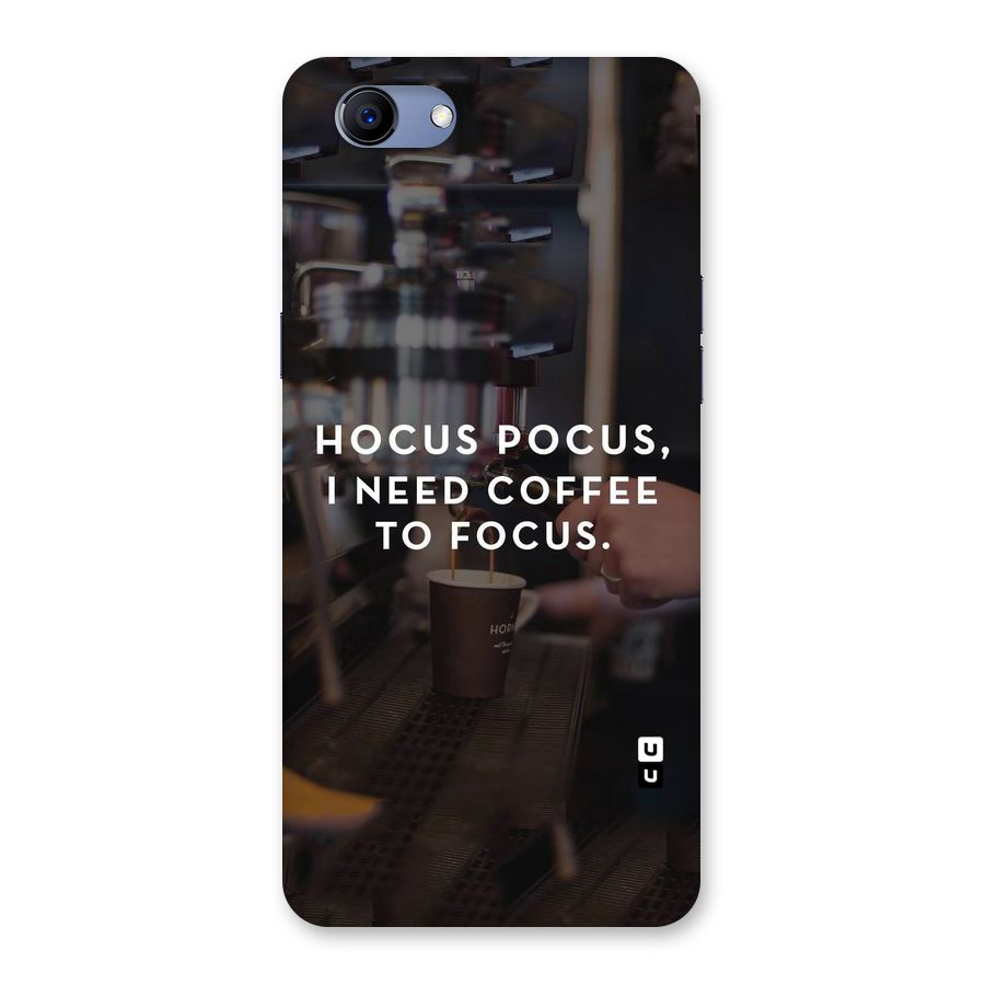 Coffee Focus Back Case for Oppo Realme 1