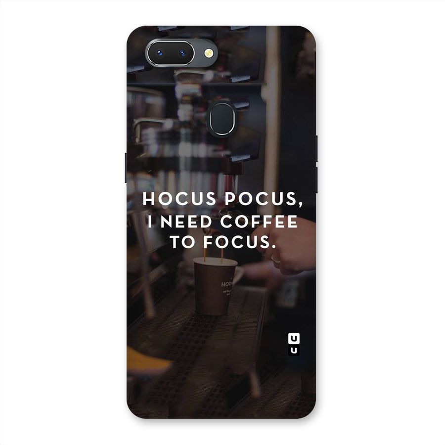 Coffee Focus Back Case for Oppo Realme 2