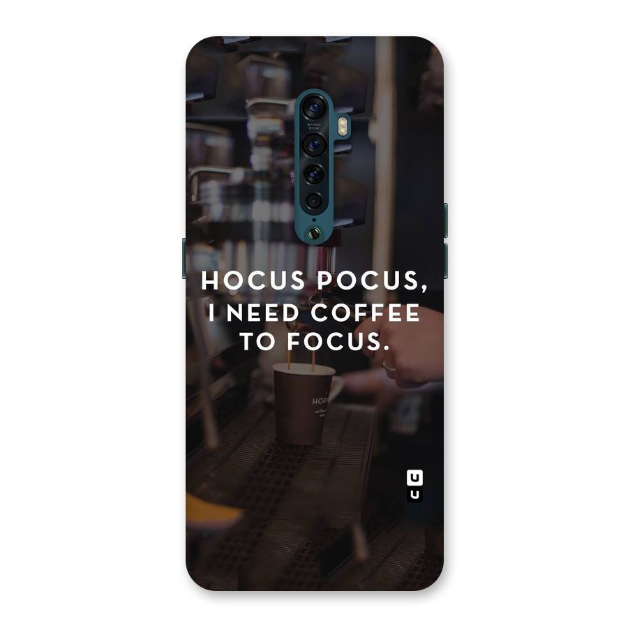 Coffee Focus Back Case for Oppo Reno2