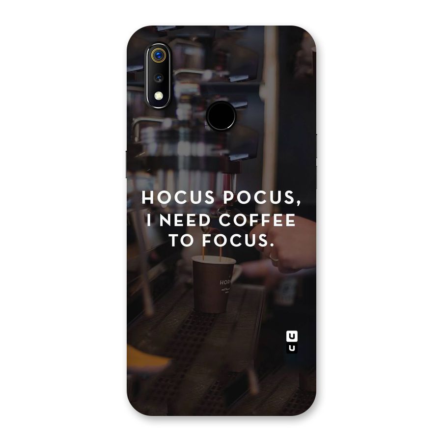 Coffee Focus Back Case for Realme 3