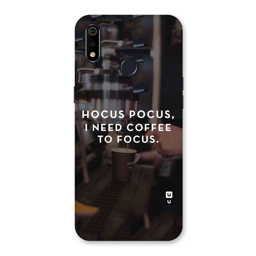 Coffee Focus Back Case for Realme 3i