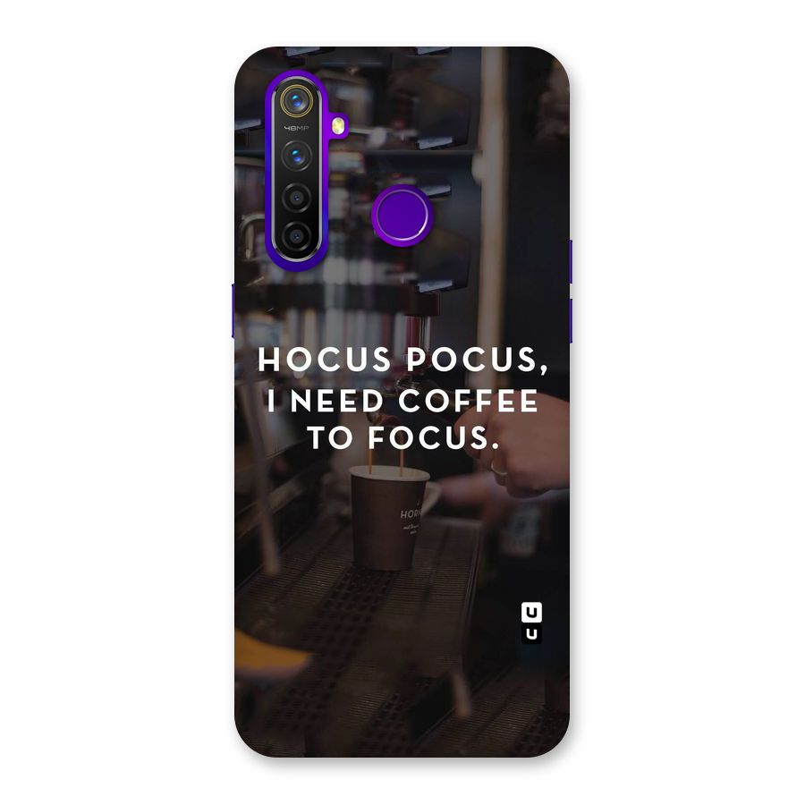Coffee Focus Back Case for Realme 5 Pro