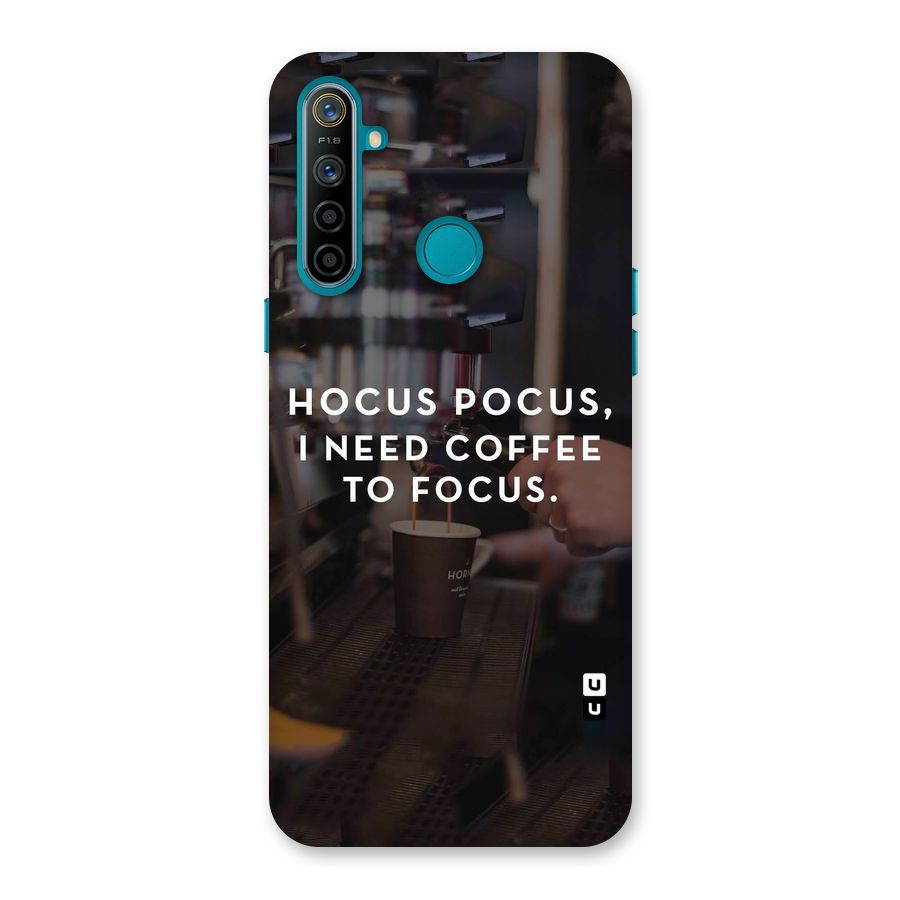 Coffee Focus Back Case for Realme 5i