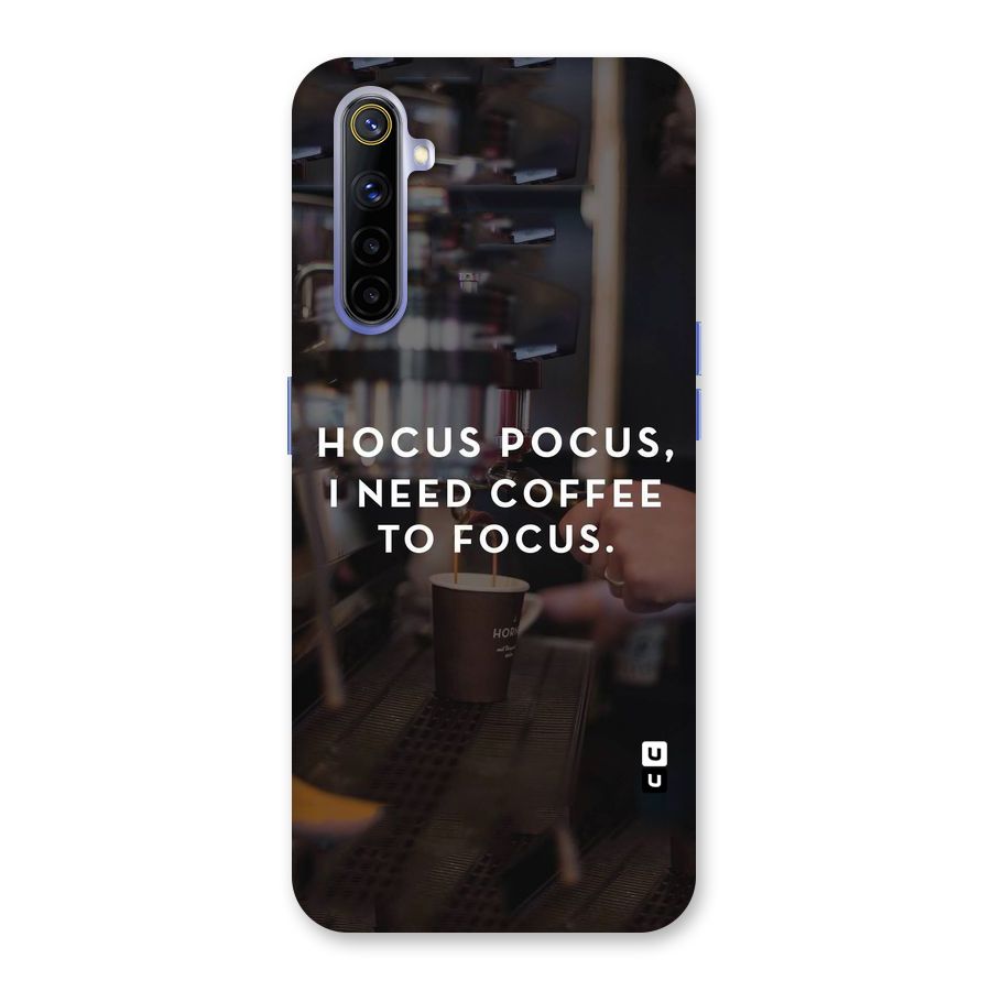 Coffee Focus Back Case for Realme 6