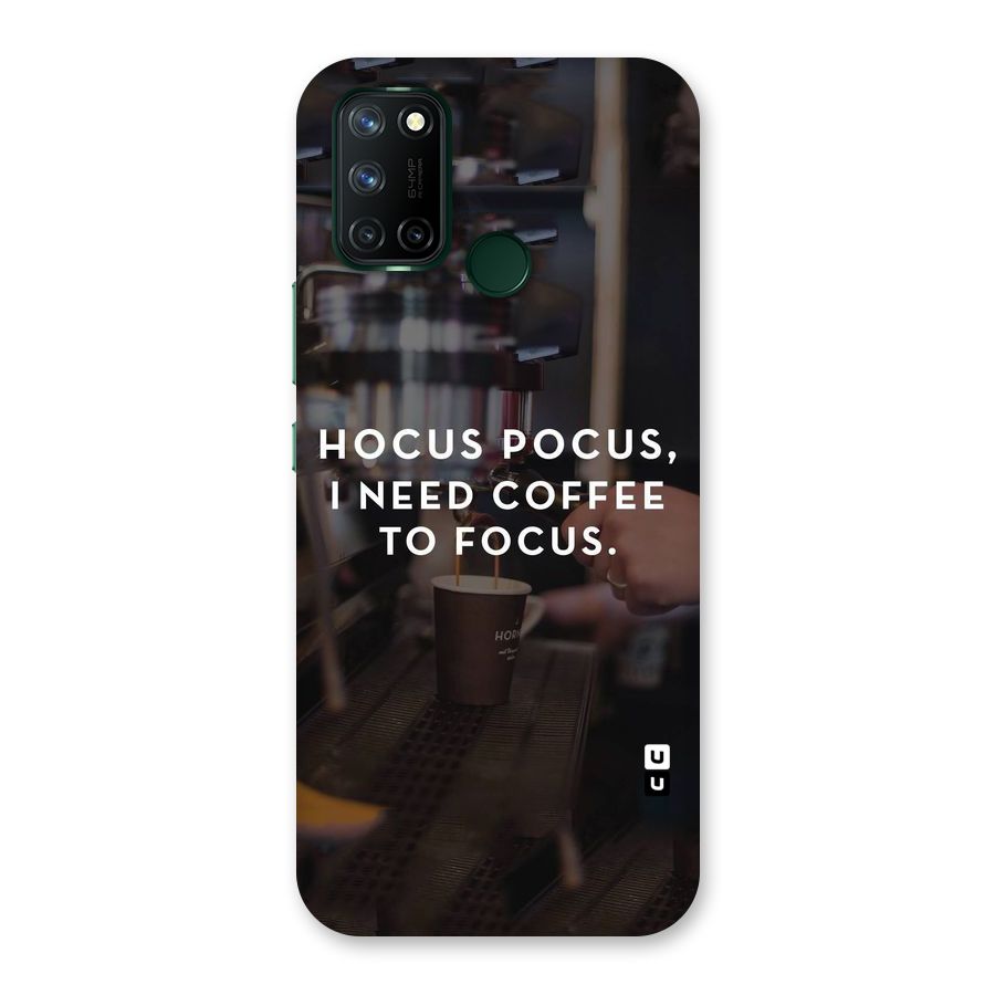 Coffee Focus Back Case for Realme 7i