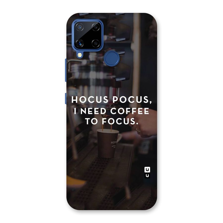 Coffee Focus Back Case for Realme C15