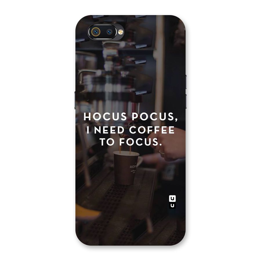 Coffee Focus Back Case for Realme C2
