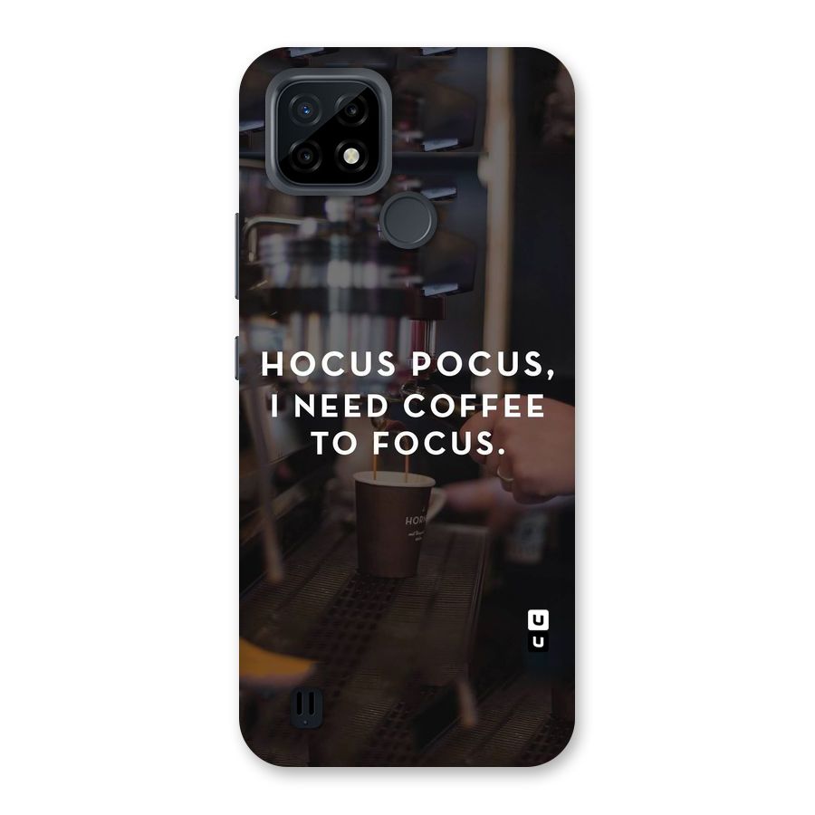 Coffee Focus Back Case for Realme C21