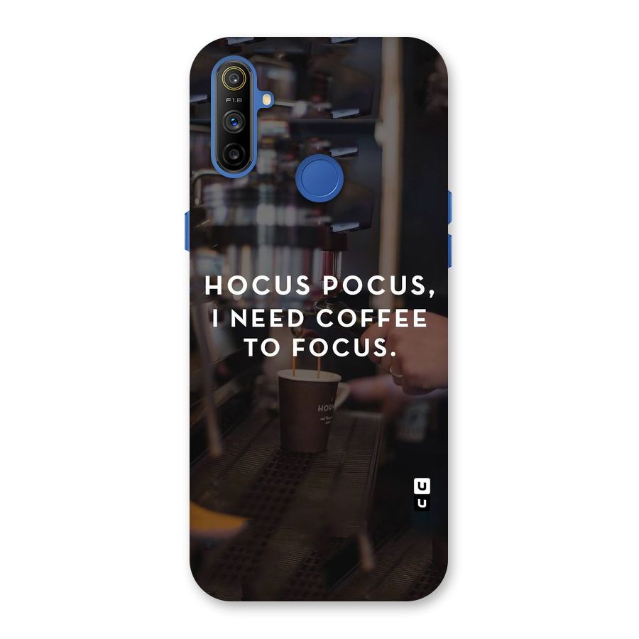 Coffee Focus Back Case for Realme Narzo 10A