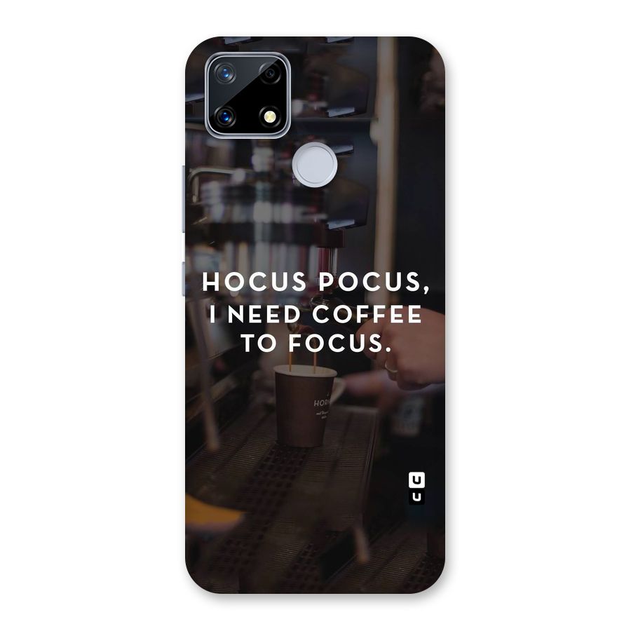 Coffee Focus Back Case for Realme Narzo 20