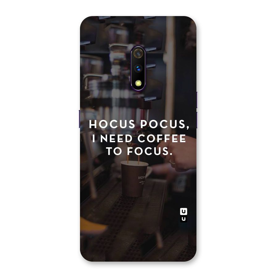 Coffee Focus Back Case for Realme X