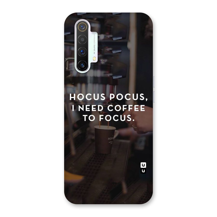Coffee Focus Back Case for Realme X3