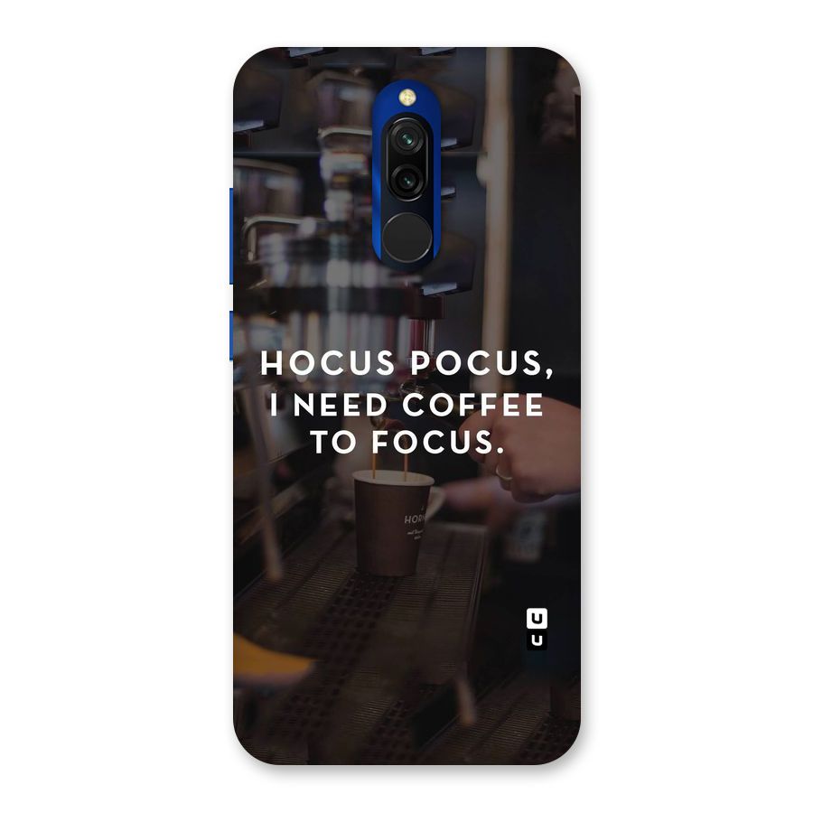 Coffee Focus Back Case for Redmi 8