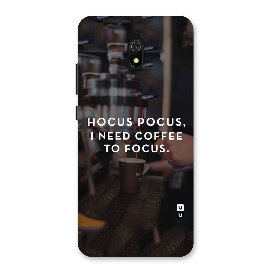 Coffee Focus Back Case for Redmi 8A