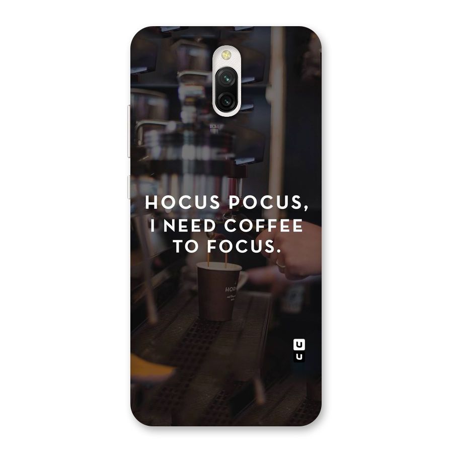 Coffee Focus Back Case for Redmi 8A Dual