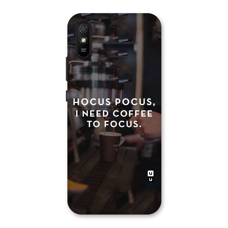 Coffee Focus Back Case for Redmi 9i