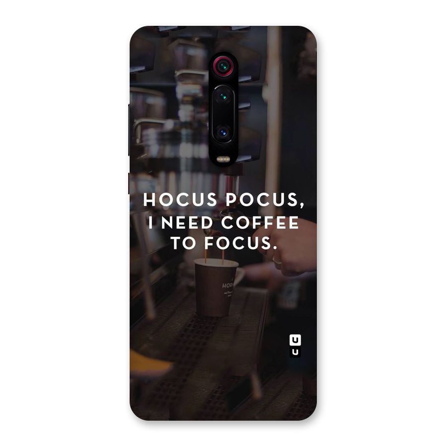 Coffee Focus Back Case for Redmi K20