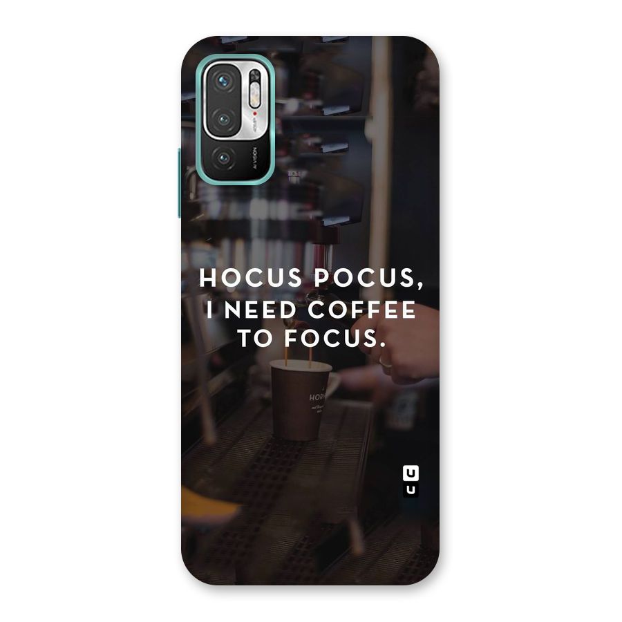 Coffee Focus Back Case for Redmi Note 10T 5G