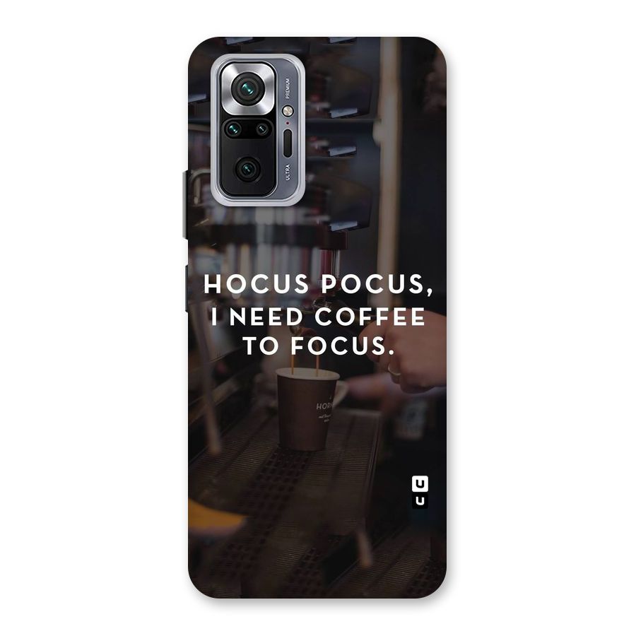 Coffee Focus Back Case for Redmi Note 10 Pro