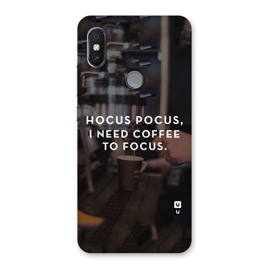 Coffee Focus Back Case for Redmi Y2