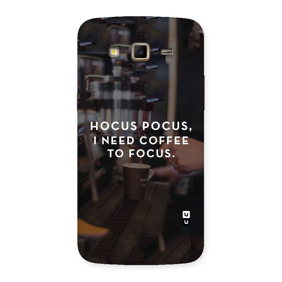 Coffee Focus Back Case for Samsung Galaxy Grand 2