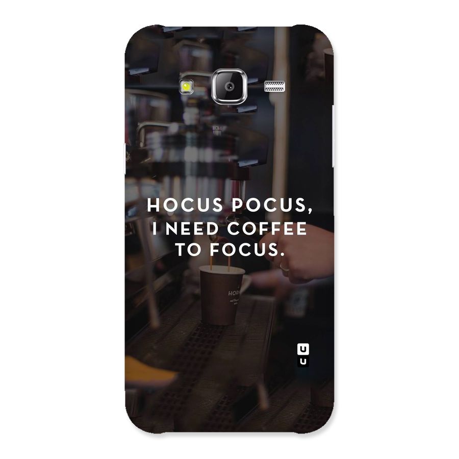 Coffee Focus Back Case for Samsung Galaxy J2 Prime