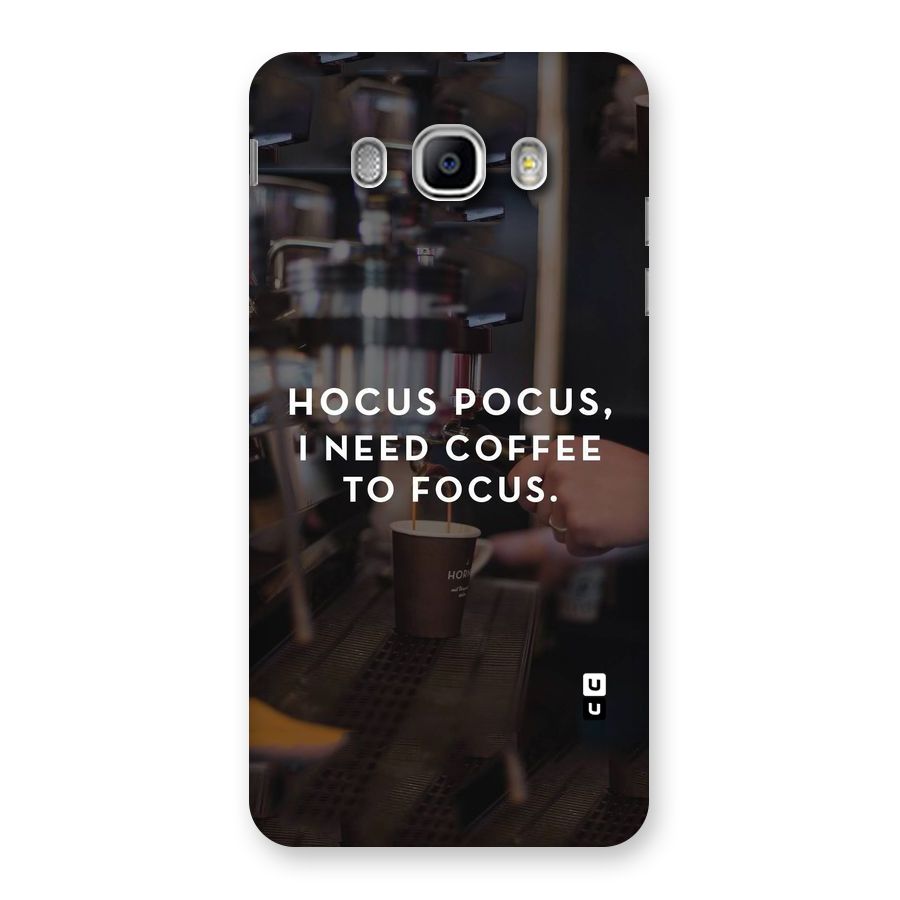 Coffee Focus Back Case for Samsung Galaxy J5 2016