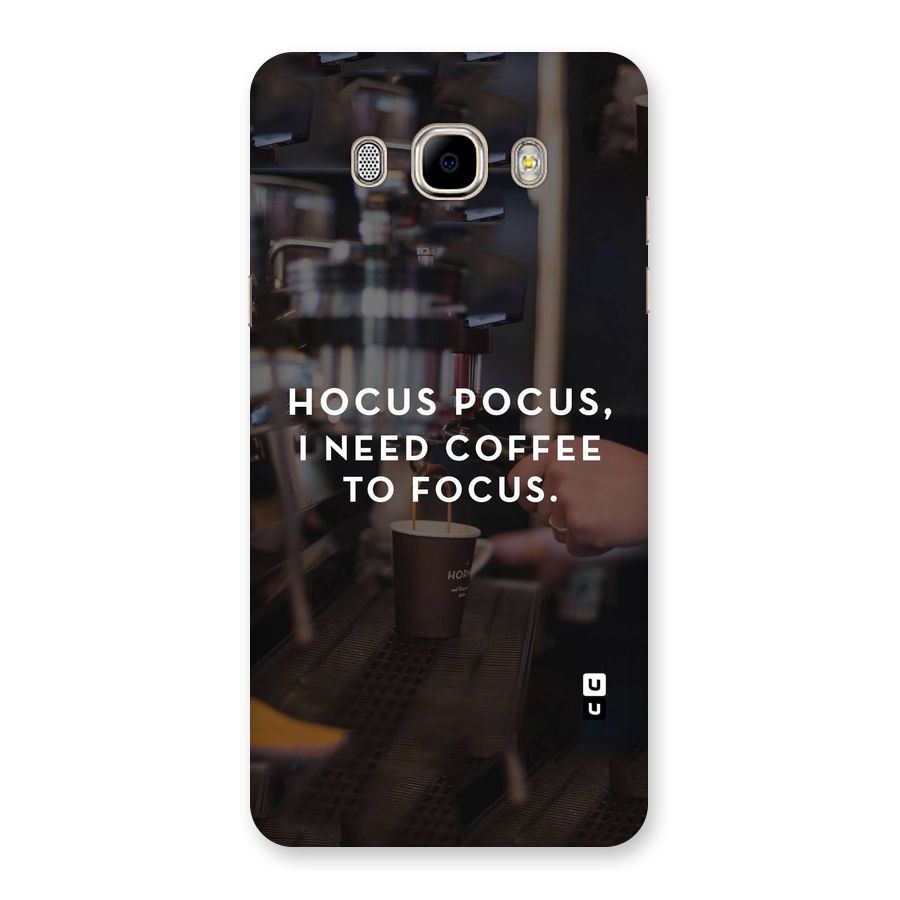 Coffee Focus Back Case for Samsung Galaxy J7 2016