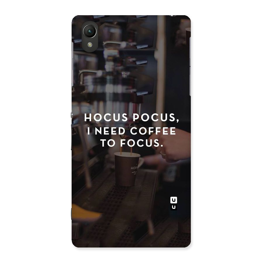 Coffee Focus Back Case for Sony Xperia Z2