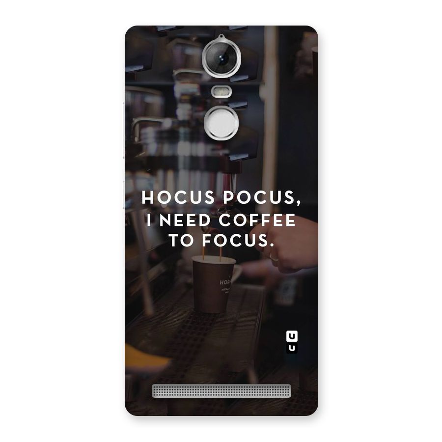 Coffee Focus Back Case for Vibe K5 Note