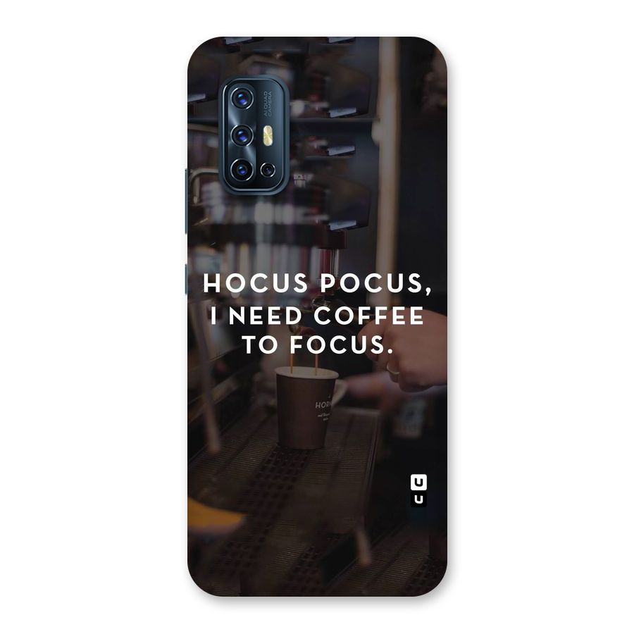 Coffee Focus Back Case for Vivo V17