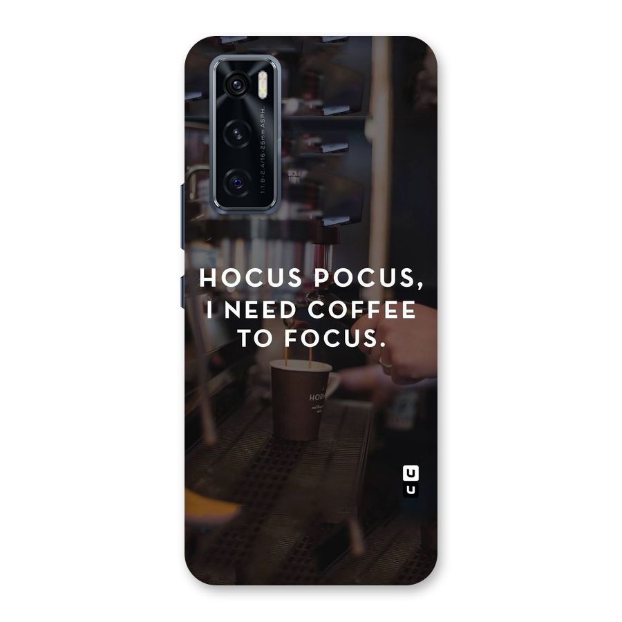 Coffee Focus Back Case for Vivo V20 SE