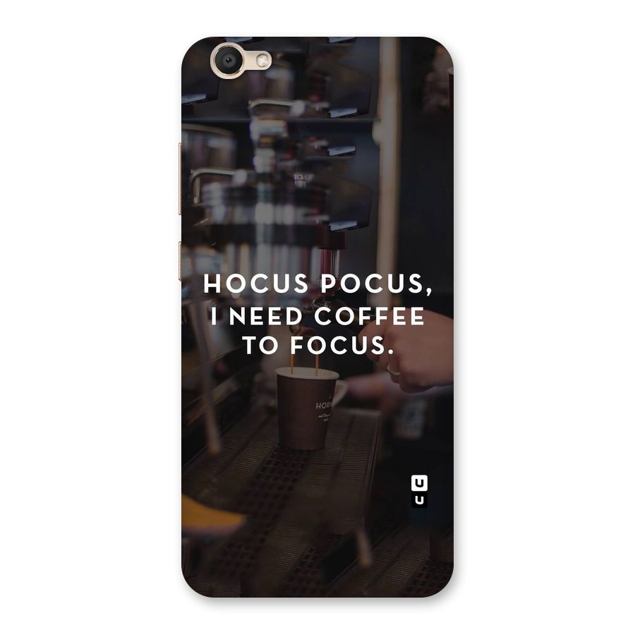 Coffee Focus Back Case for Vivo V5