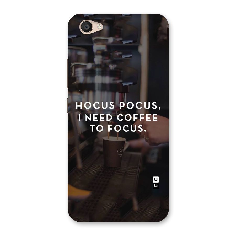 Coffee Focus Back Case for Vivo V5 Plus