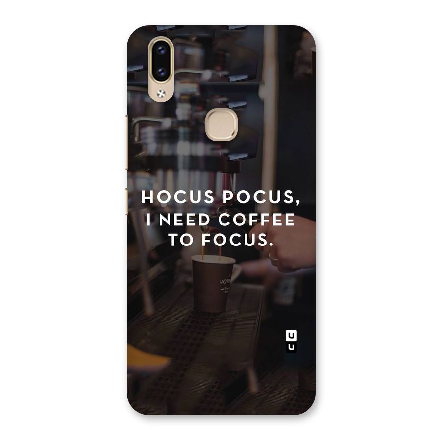 Coffee Focus Back Case for Vivo V9 Youth