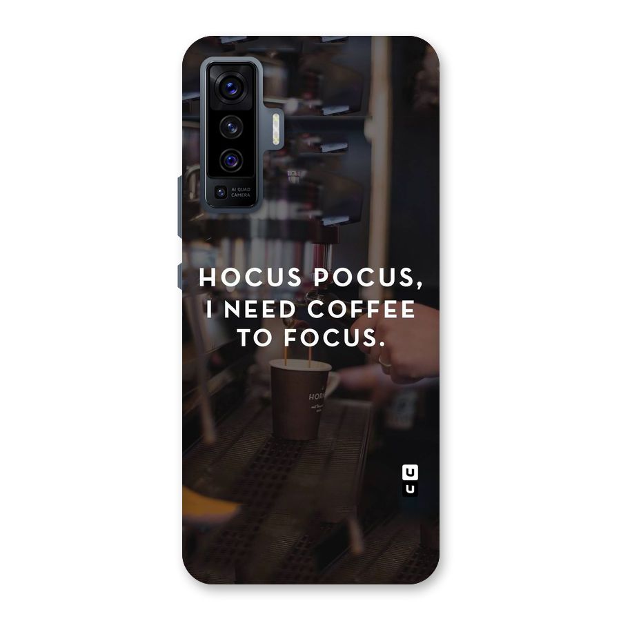 Coffee Focus Back Case for Vivo X50