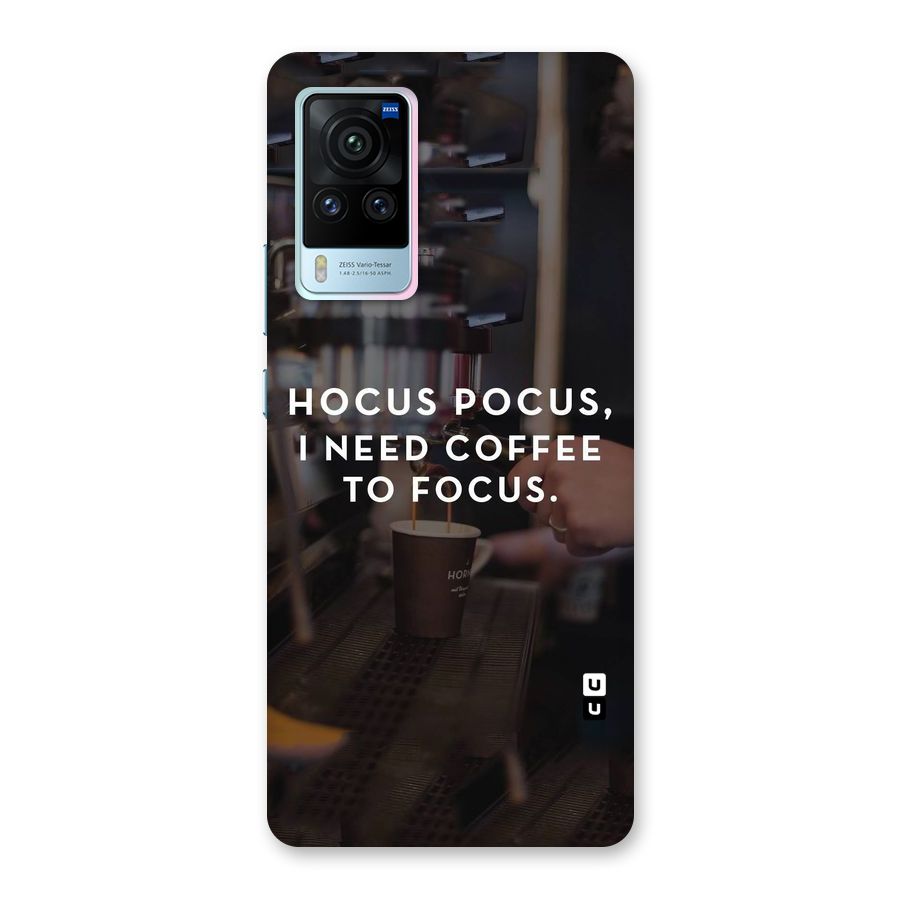 Coffee Focus Back Case for Vivo X60 Pro