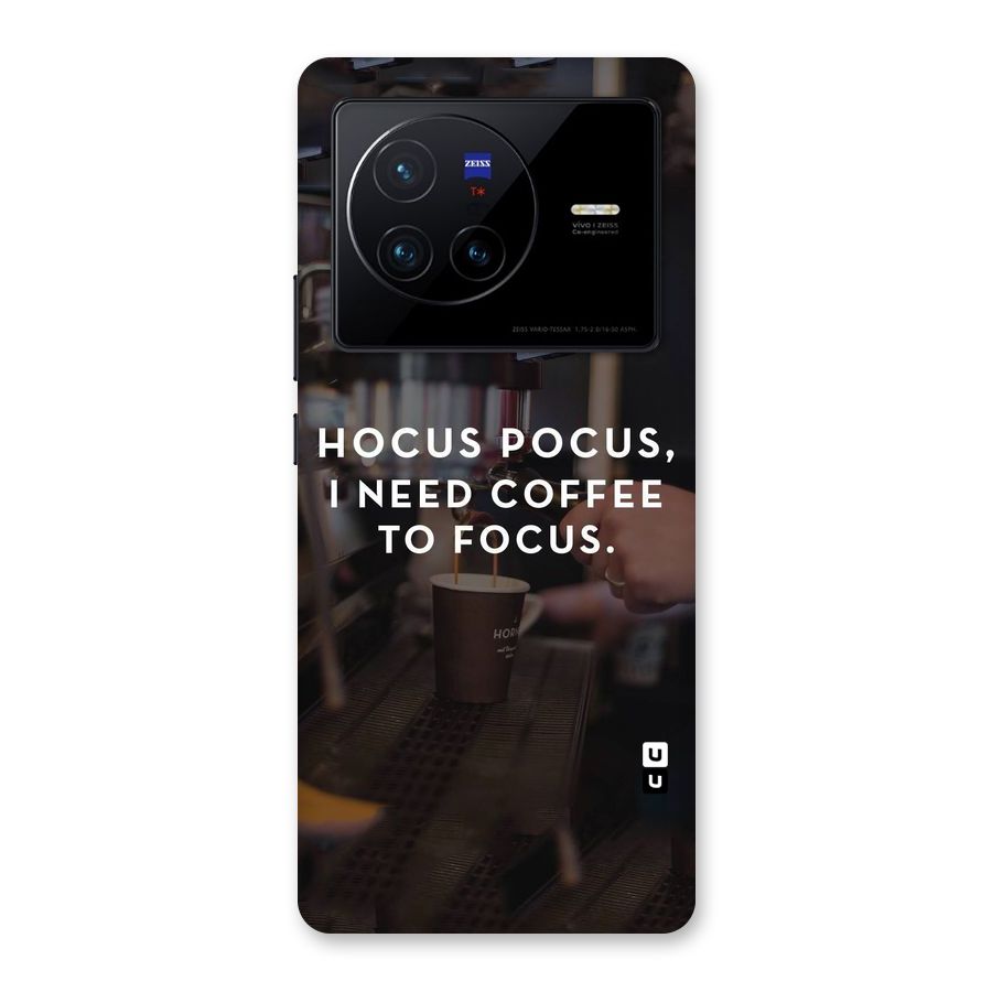 Coffee Focus Back Case for Vivo X80