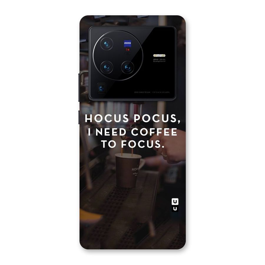 Coffee Focus Back Case for Vivo X80 Pro