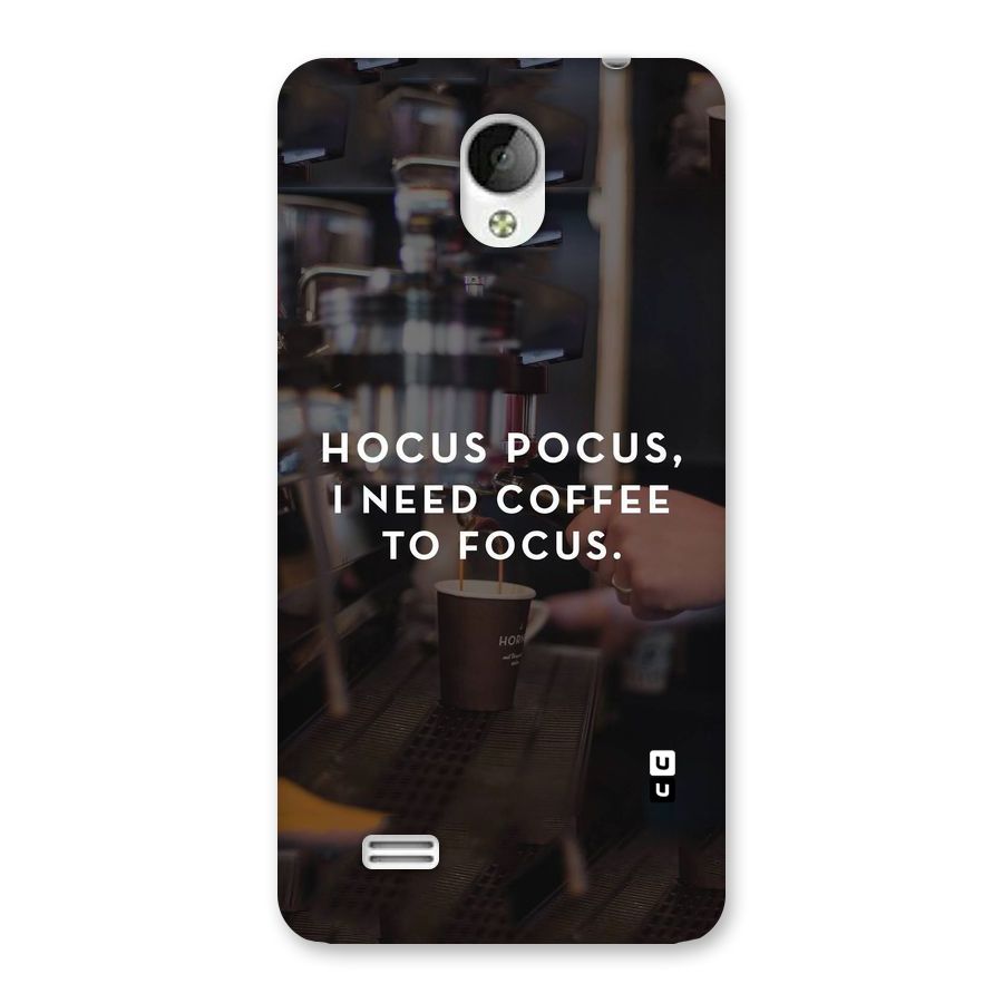 Coffee Focus Back Case for Vivo Y21