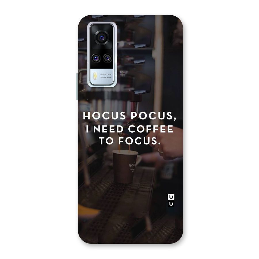 Coffee Focus Back Case for Vivo Y31