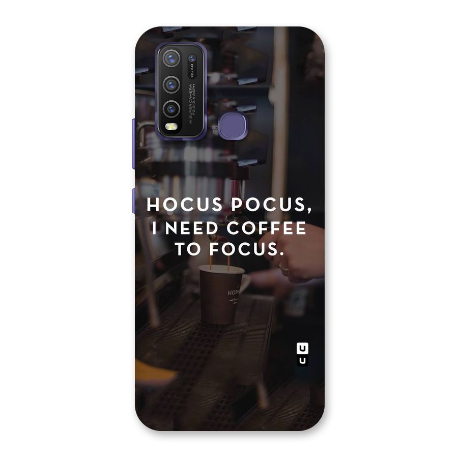 Coffee Focus Back Case for Vivo Y50