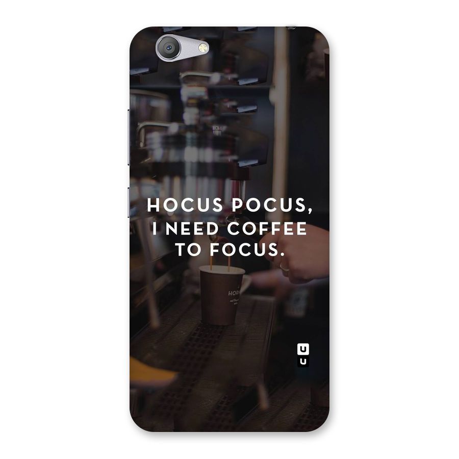 Coffee Focus Back Case for Vivo Y53