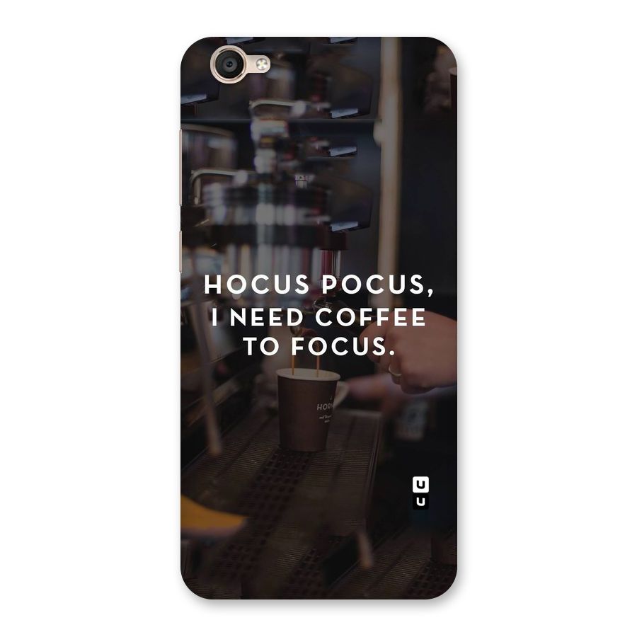 Coffee Focus Back Case for Vivo Y55s