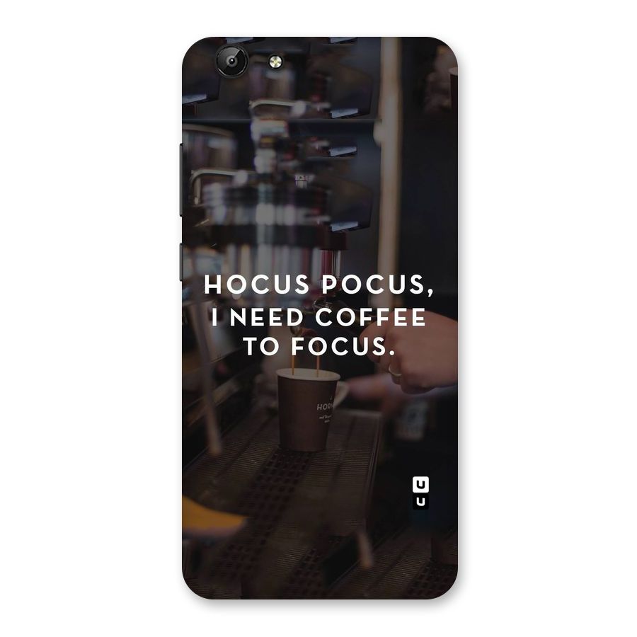 Coffee Focus Back Case for Vivo Y69