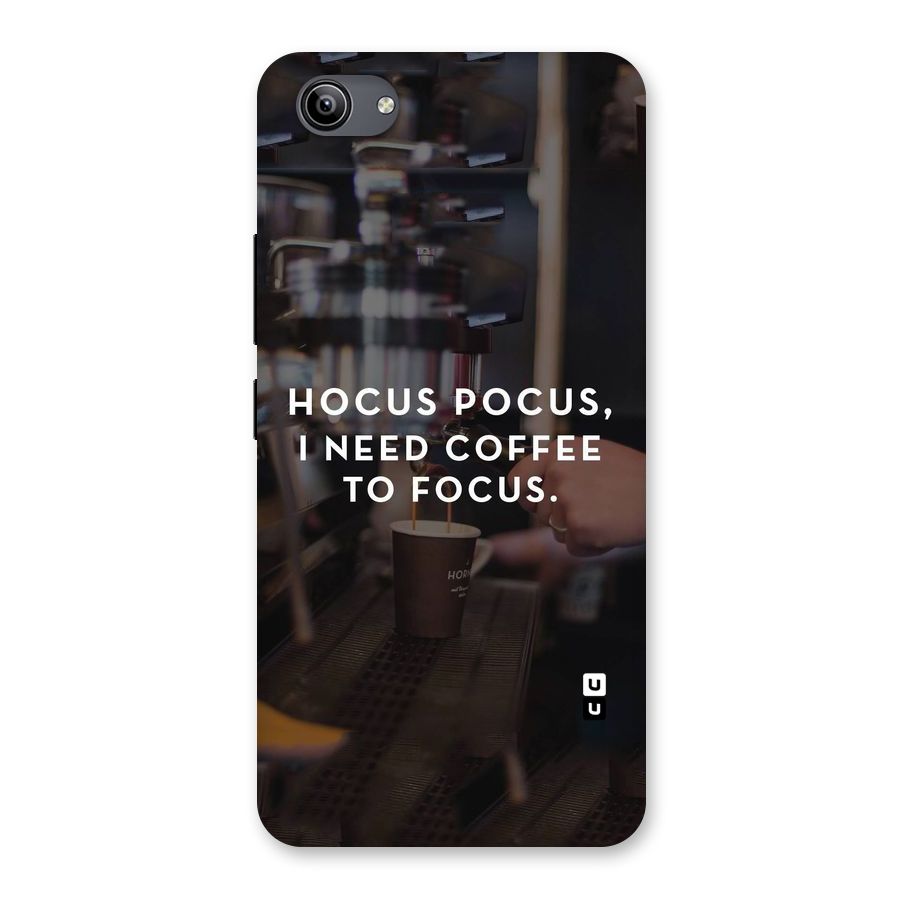 Coffee Focus Back Case for Vivo Y81i