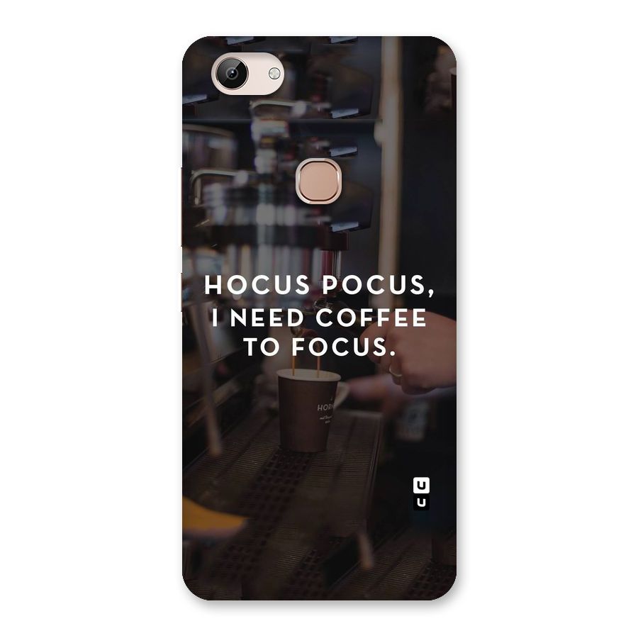 Coffee Focus Back Case for Vivo Y83